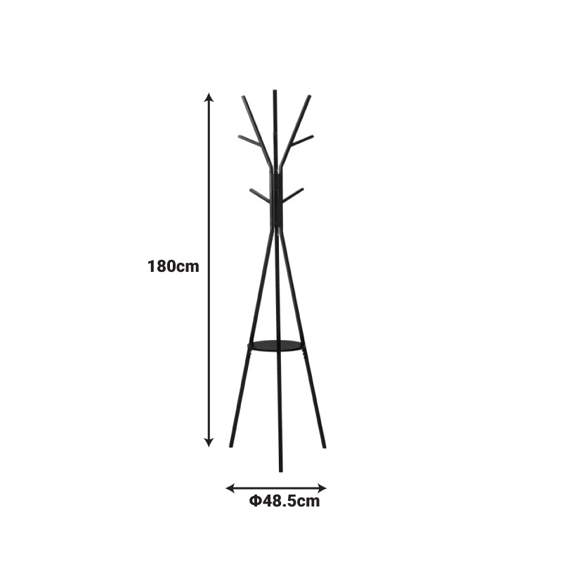 Vješalica Denner metal bijela 48.5x48.5x180 cm
