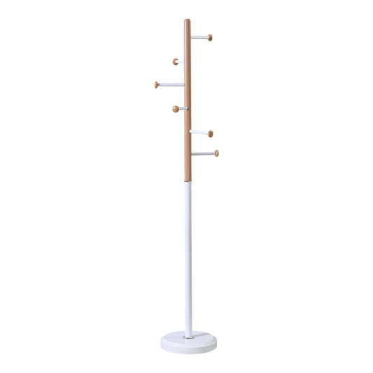 Vješalica Serea metal bijelo-prirodna D30x175 cm