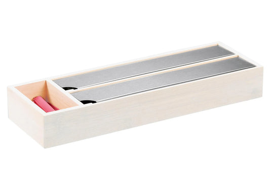 Dozator folije za fioku, bambus, bijela, FSC 57043