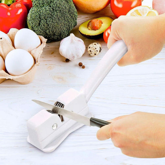 Ostrac za nozeve i makaze 18cm bijeli