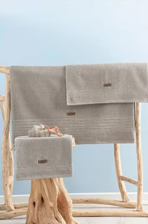 Set peškira Cotton box wellnes sand beige