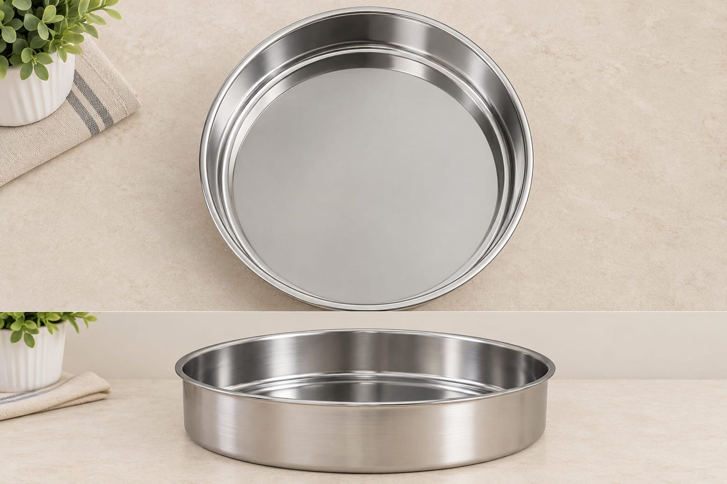 Tepsija inox 34x5
