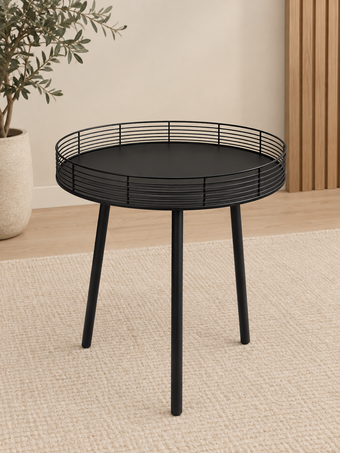 STOL 40x45,5cm/metalni/crni TAB23B59 4# K45