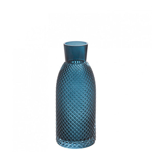 Staklena vaza dark blue H30,5cm 53.0095.0227