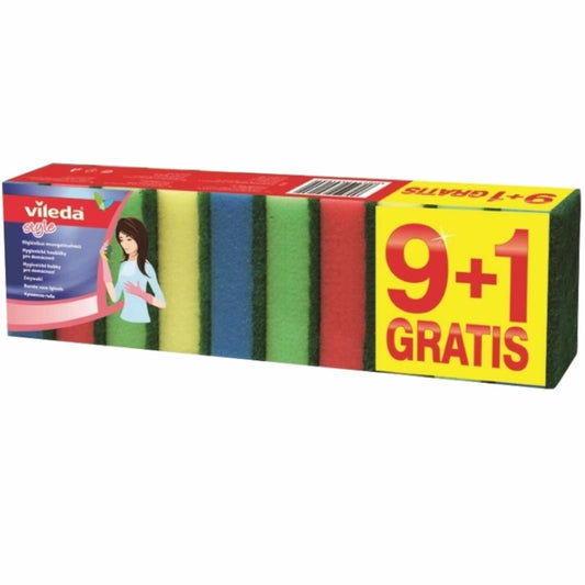 SPUŽVICE VILEDA STYLE 9+1 GRATIS