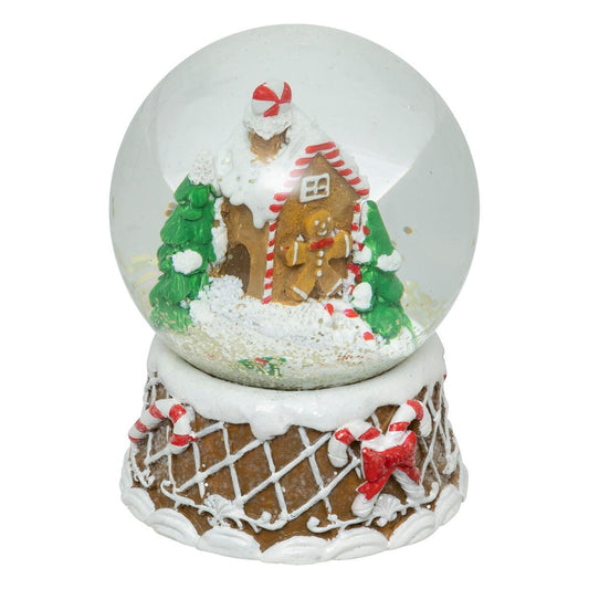 SNJEŽNA KUGLA GINGERBREAD 80MM