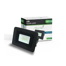 LED reflektor Green Tech 20W, 6000K, IP65, crna bojs