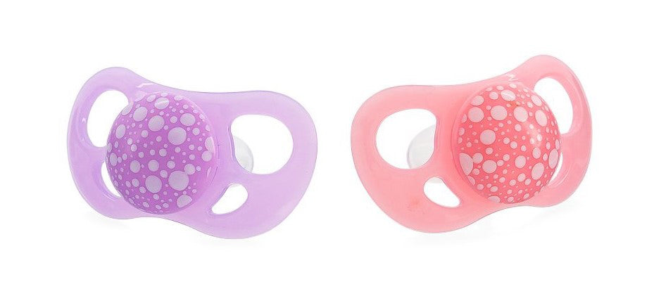 CUCLA PACIFIER 2/1 6MJ PINK/LILA TWISTSHAKE 78289