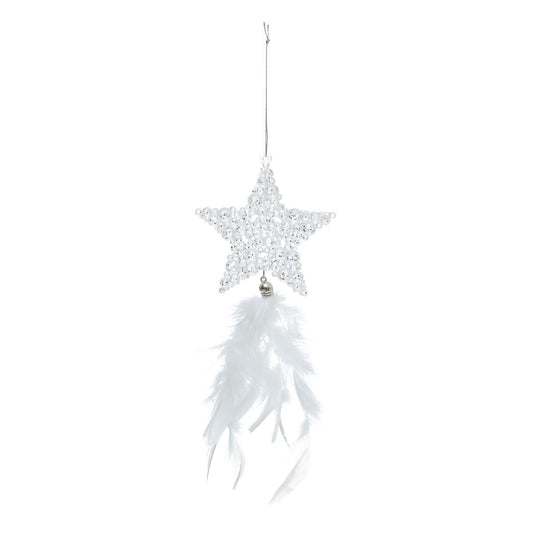 UKRAS ZA JELKU PEARL STAR PERO WH23cm