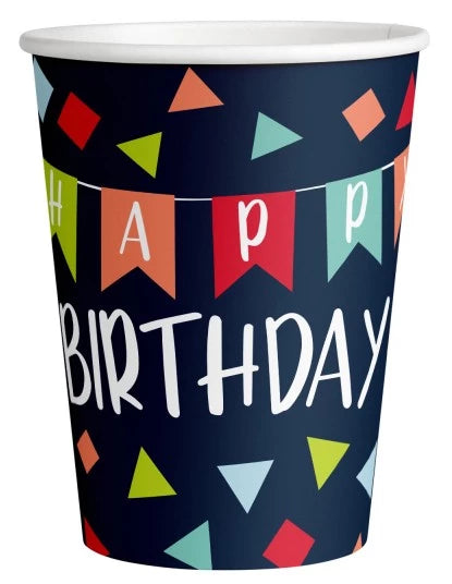 ČAŠE PAPIRNE HAPPY BIRTHDAY 8/1 250ml 9909817-66