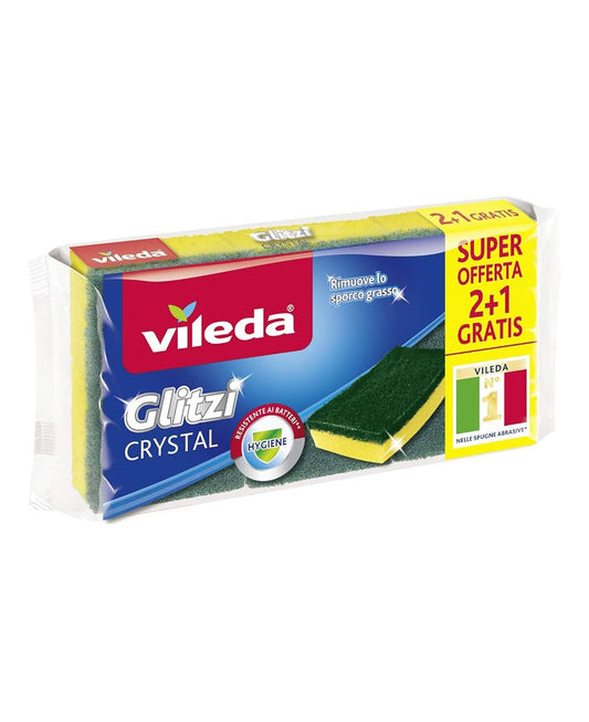 SPUŽVICA GLITZY CRYSTAL 2+1 VILEDA