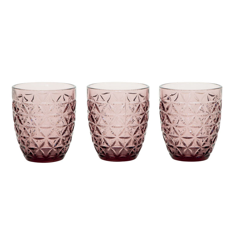 SET 3 ČAŠE MARGOT 300 CC BOJA LJUBIČASTA 0043442