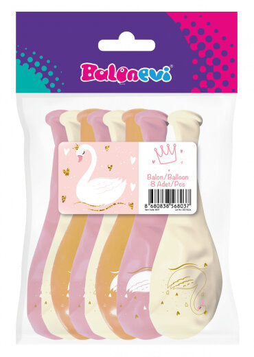 Baloni set 8/1 30 cm SWAN