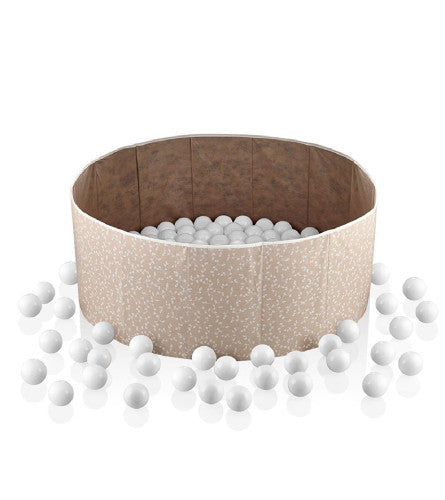 BAZEN SKLOPIVI-IGRAONICA SA 100 LOPTICA ROZA 83X30CM BABYJEM 789