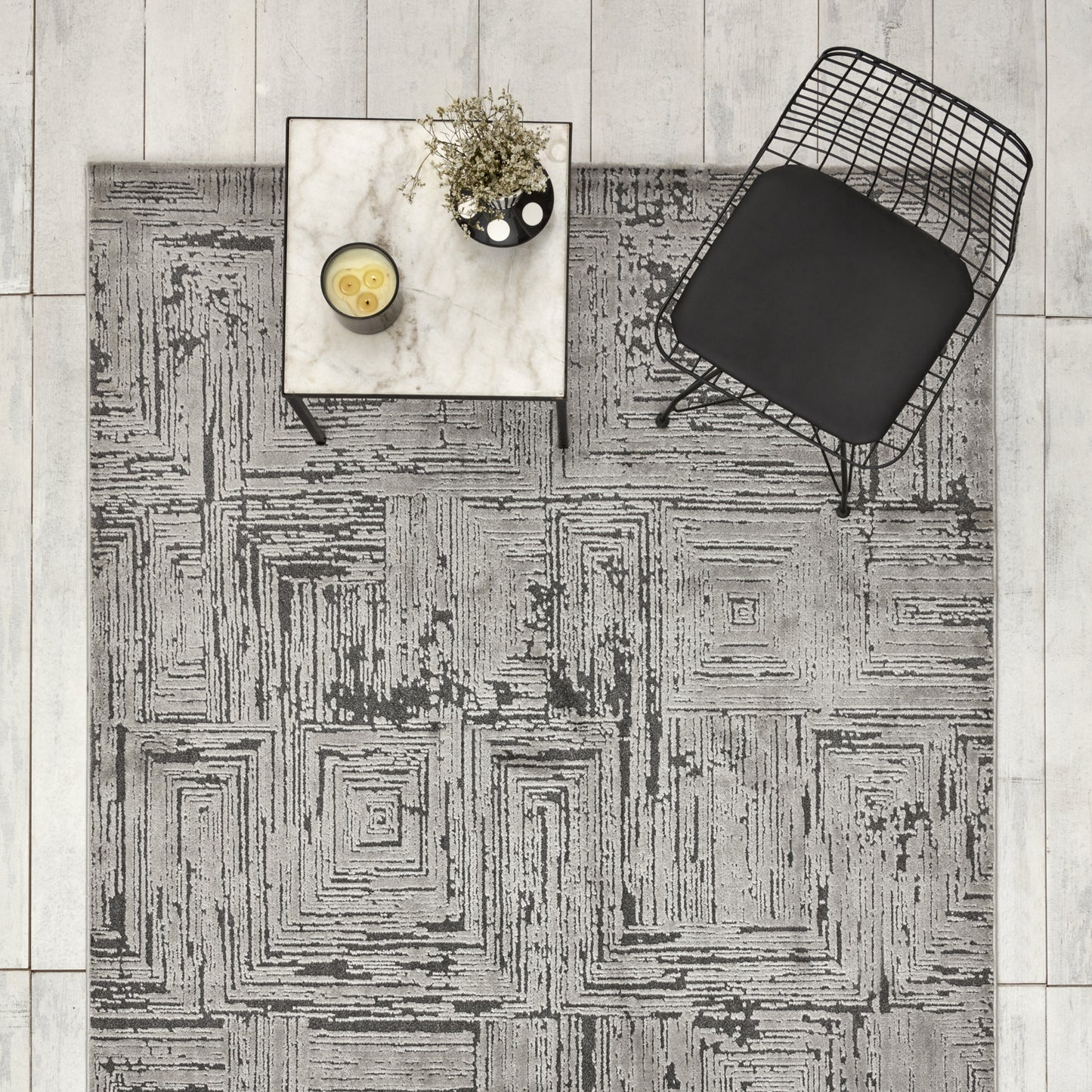 KARACA TEPIH 7/24 NOBLE DUNE GRAY 80X150 210.03.03.3205