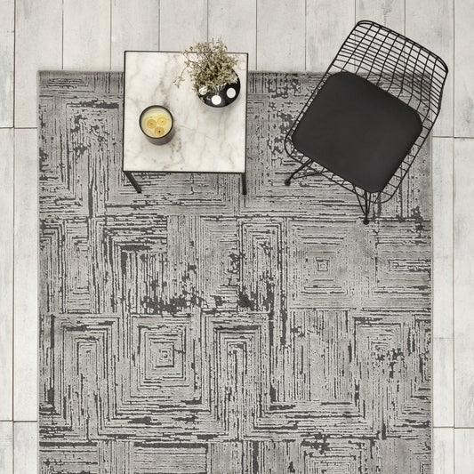 KARACA TEPIH 7/24 NOBLE DUNE GRAY 80X150 210.03.03.3205