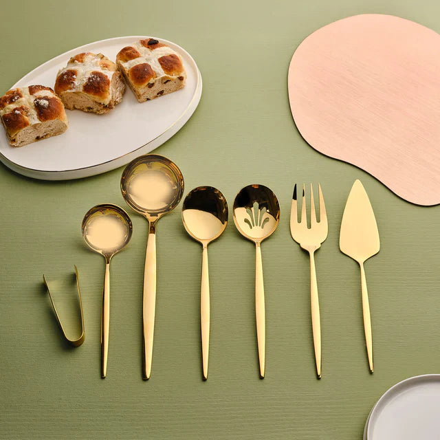 SET POMAGALA KARACA ORION SHINY GOLD 7 KOM