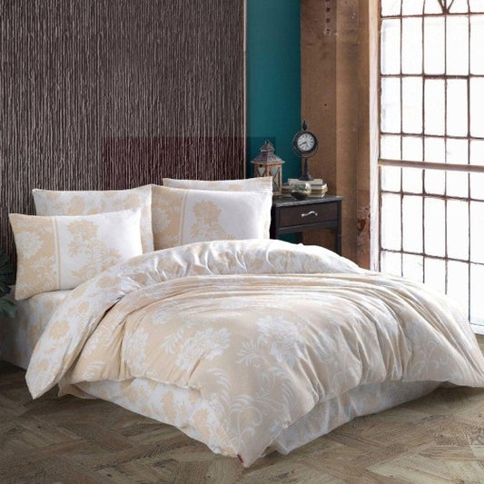 Posteljina dupla Ranforce jardin gold