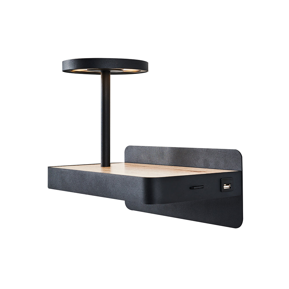 USB Zidna lampa 3010-1, crna