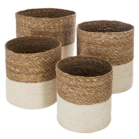KORPA OD JUTE X4 EMMETT WHT  157101B