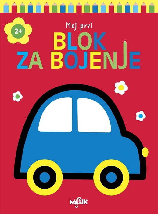 BLOK ZA BOJENJE- CRVENI auto