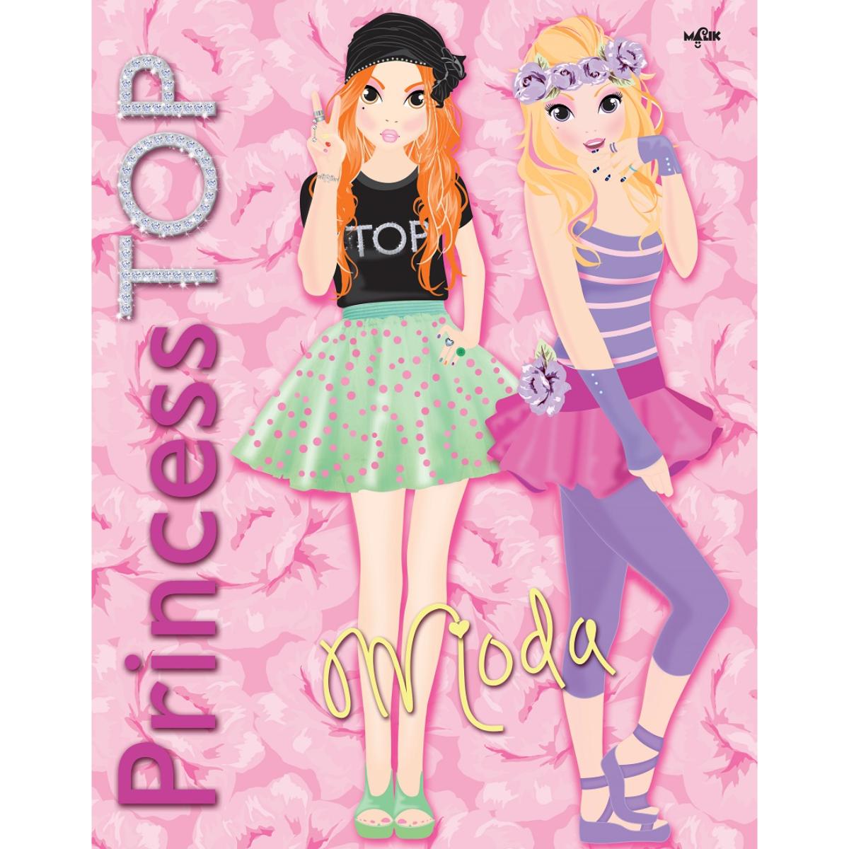 PRINCESS TOP-MODA bojanka+naljepnice