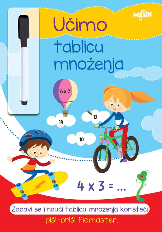 PIŠI-BRIŠI - TABLICA MNOŽENJA