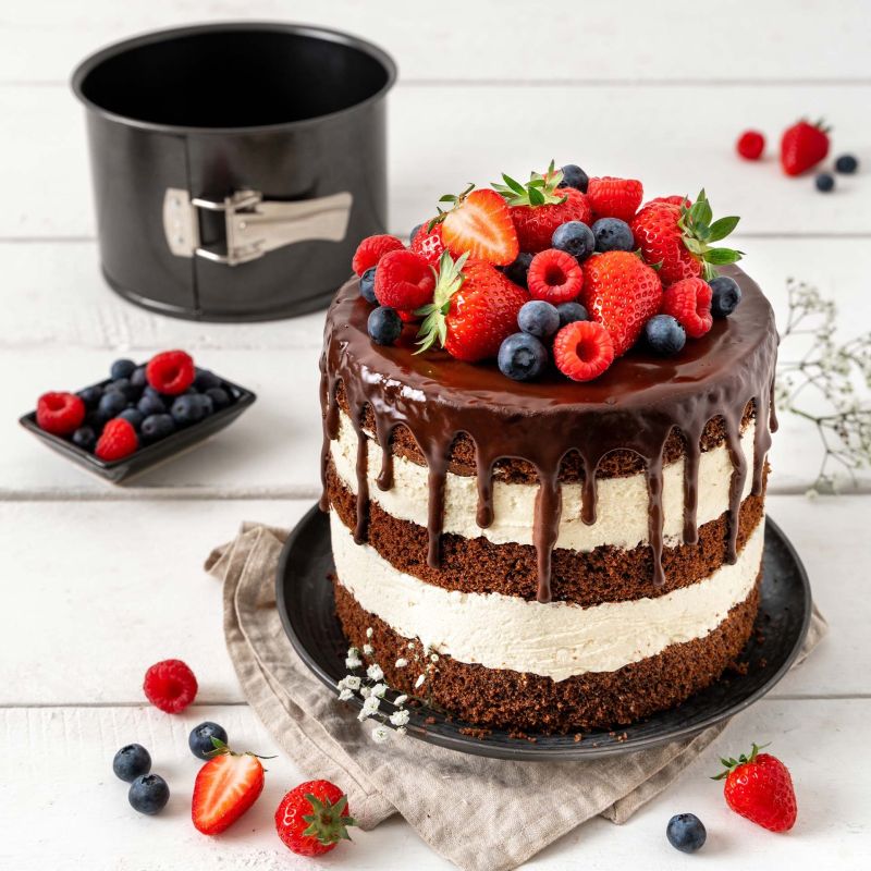 Kalup za panettone 18x12cm BLACK ZENKER