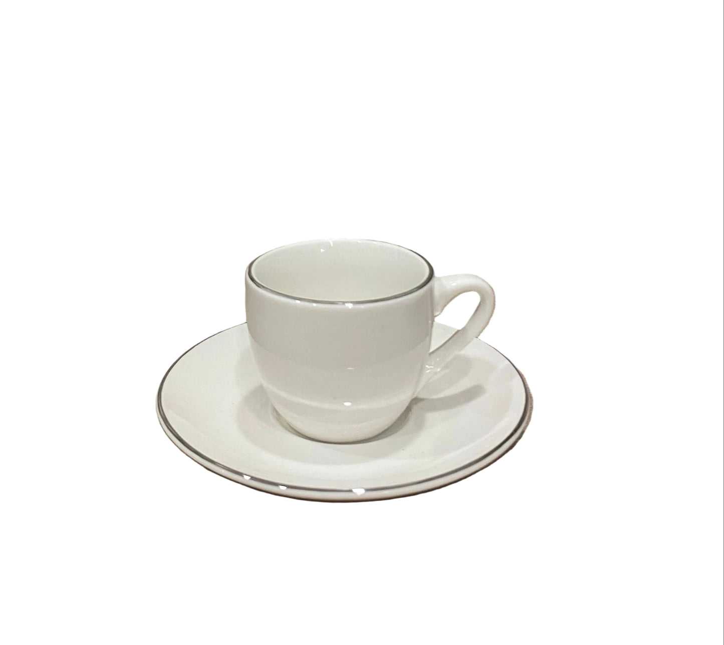 SET 2/1 ŠOLJICA ZA KAFU I TANJIRIĆA MADISON PLATINUS MC085011801