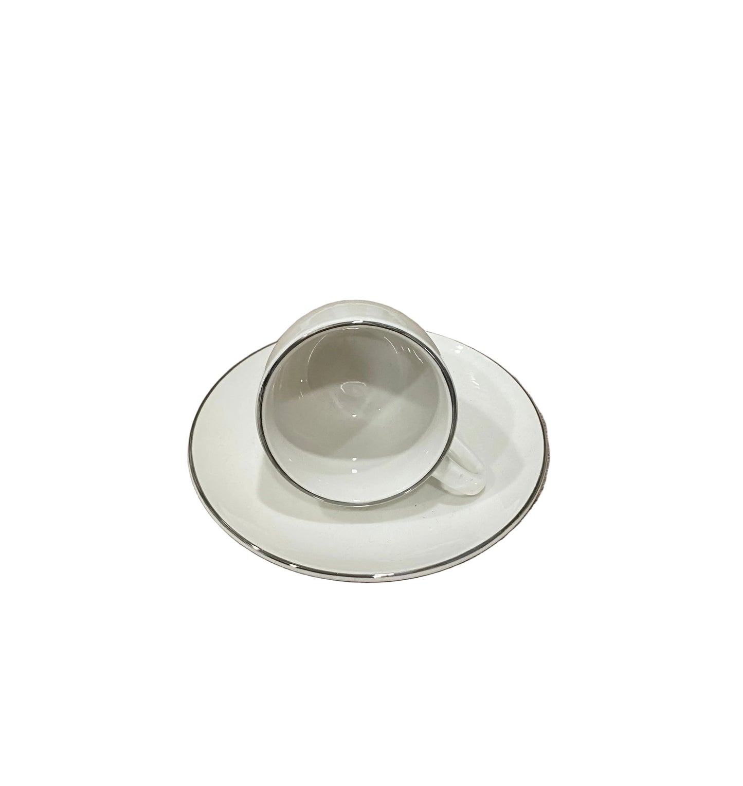 SET 2/1 ŠOLJICA ZA KAFU I TANJIRIĆA MADISON PLATINUS MC085011801