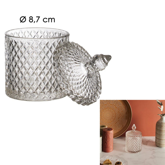 STAKLENA POSUDA ??ZA BOMBONE D10CM KA0257