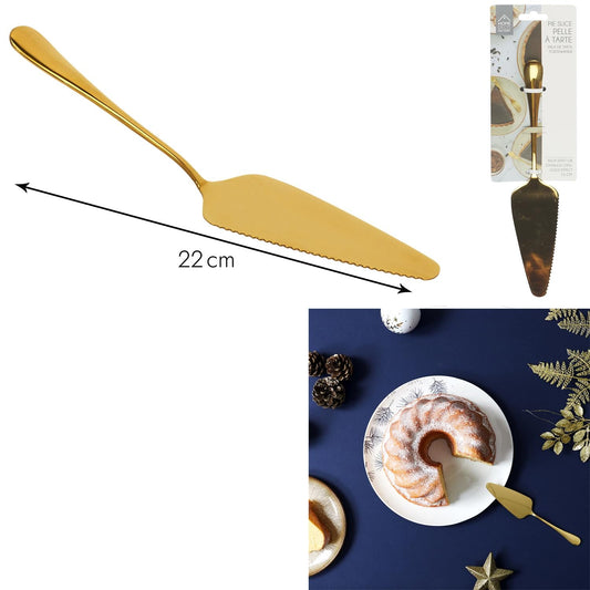 ŠPATULA ZA KOLAČE GOLD 22CM KA5086