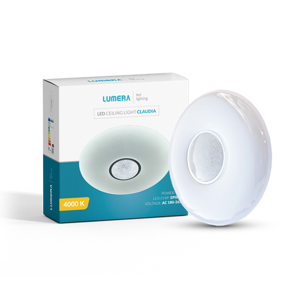 LED plafonjera Lumera Lighting Claudia, 24W, 4000K, promjer 39 cm