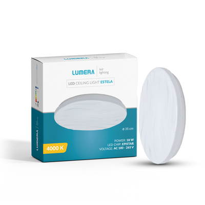 LED plafonjera Lumera Lighting Estela, 18W, 4000K, promjer 35cm, zvjezdano nebo