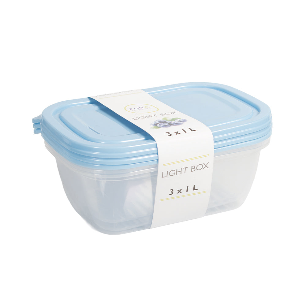 Posuda za hranu 1,0L set 3/1 LIGHT BOX