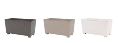 ŽARDINJERA RATTAN 80X30X29 MOCCA