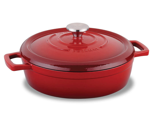 Korkmaz A2849-1 Casta Grill Niska posuda za pečenje 26x7 Crvena