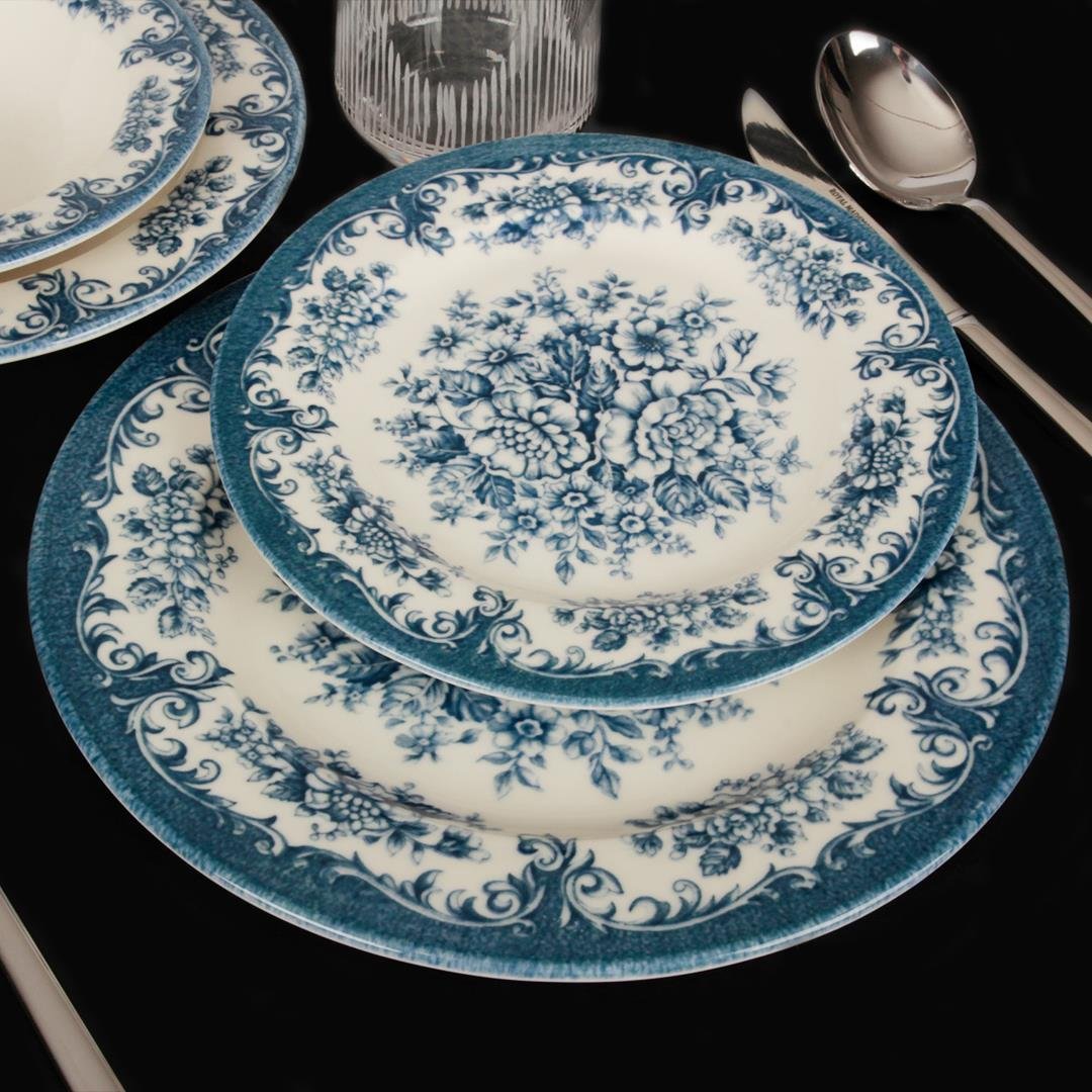 310 KERAMIČKI SET ZA RUČAVANJE 24 kom (BLUE ROSABELLA) POR-0061