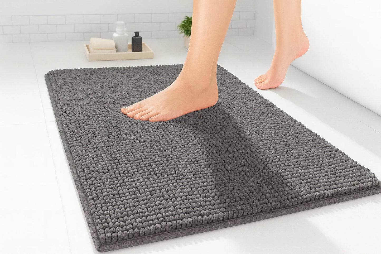 PROSTIRKA PREMIUM 50X80+50X50 cm  
PO 3 SIVI CRNO
