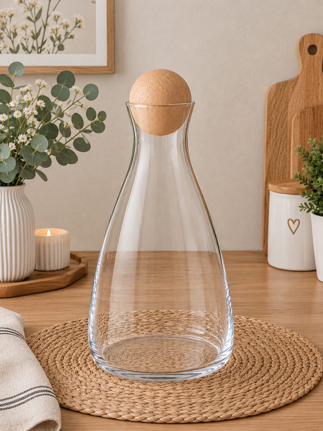 DEKANTER 1/1 za vino 1,7L/sa plutanim čepom GPH59-2A 24# K50