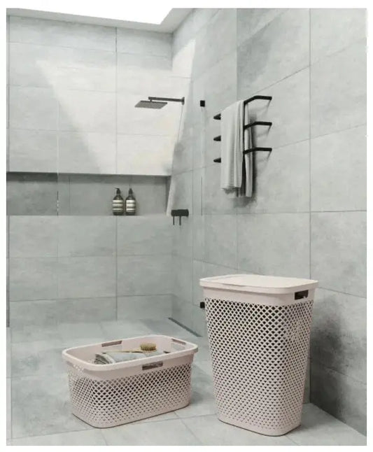 Korpa za veš 55L bijela PURE CURVER