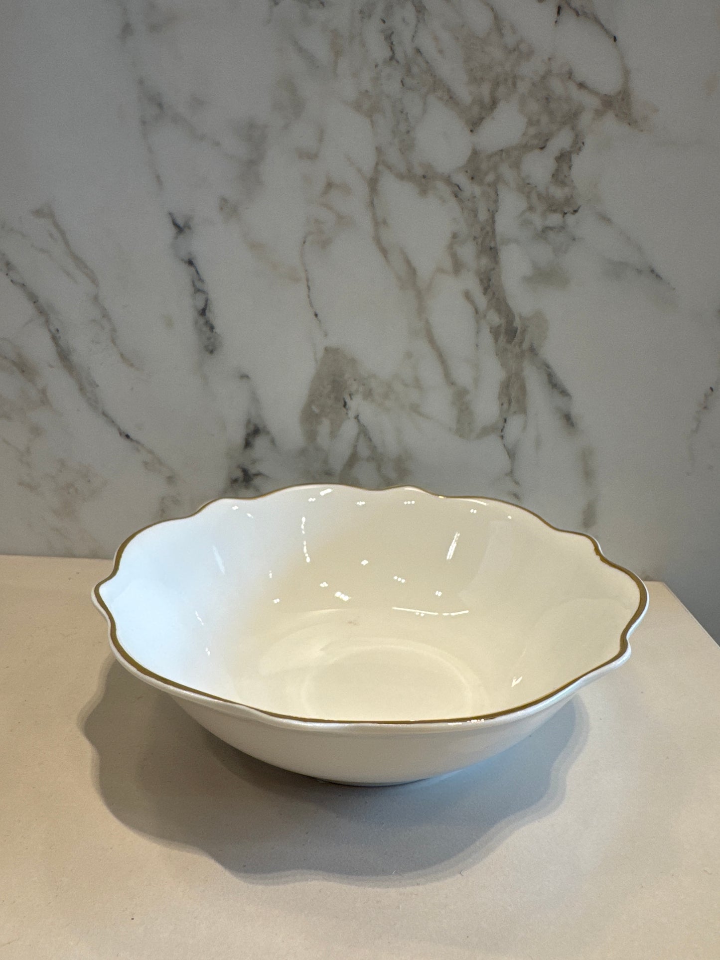 ZDJELA 1/1 15cm/6" bijela sa zlatnom linijom N.B.China DE6-G Previllage 6/36# K5